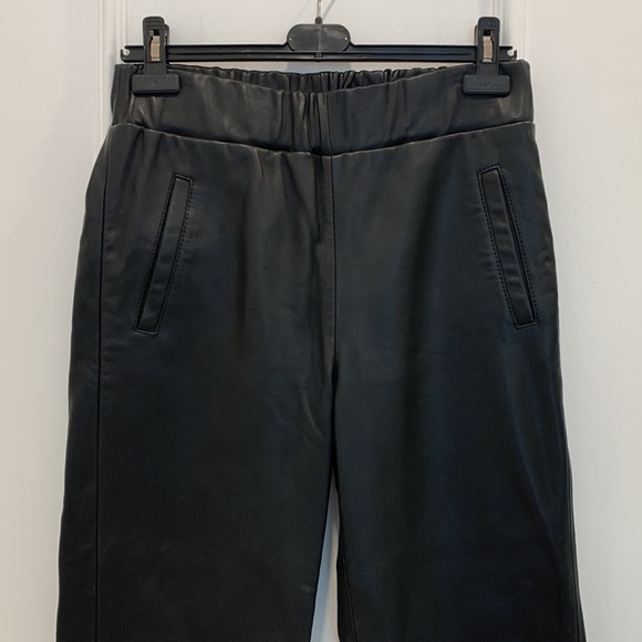Stand Studio 100% Napa Leather Joggers Size 38/M - Picture 5 of 10